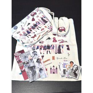 Swiftie Gift Set Tote Makeup Bag 3 Bookmarks + 53 Stickers Inspired Eras